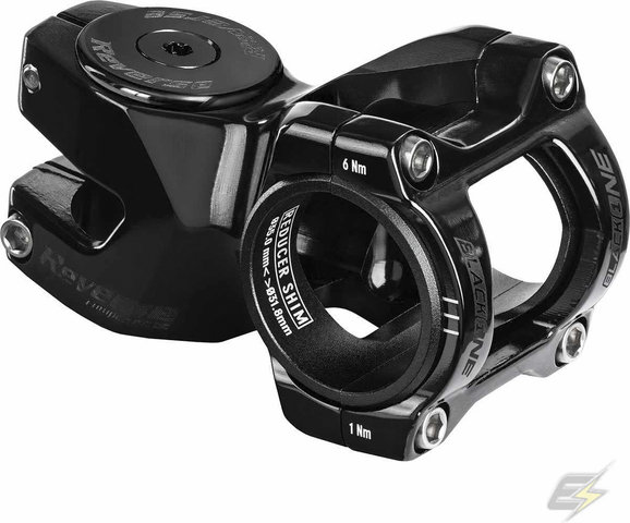 REVERSE Components Potence Black-ONE D-2 Titanium 31.8/35 - black/50 mm/8°