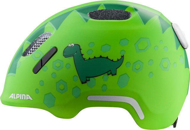 Alpina Casque Pour Enfants Ximo 2 Flash - green dino matt | 47 - 51 cm