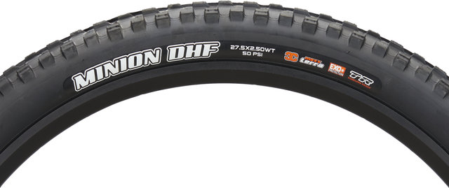 Maxxis Cubierta plegable Minion DHF 3C MaxxTerra EXO+ WT TR 27,5" - negro/27.5 /63 /63-584/2.5 