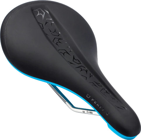 Peaty's Monarch Ti Saddle - turquoise blue | 260 mm | 145 mm