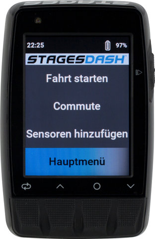 Stages Dash M50 GPS Bike Computer - black