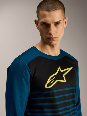 alpinestars A-Dura Elite L/S 2.0 Trikot - blue green | S