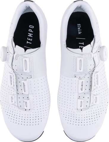 Fizik Chaussures de cyclisme sur route Tempo Decos Wide - white-white/46