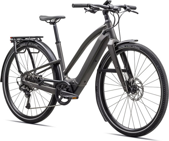 Specialized Bicicleta eléctrica de trekking Turbo Vado SL 4.0 Step-Through EQ 2 28 - satin gunmetal-smoke frost/50 /M/170,0 mm/28"