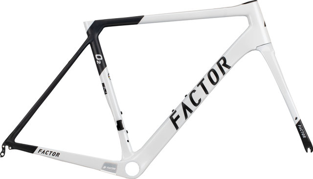 Factor O2 Carbon Rahmenkit - pearl white/M/10 mm Schnellspanner