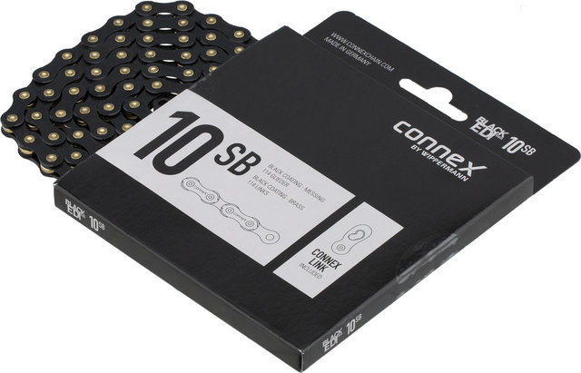 Connex 10SB Black Edition 10-speed Chain - black-gold/114