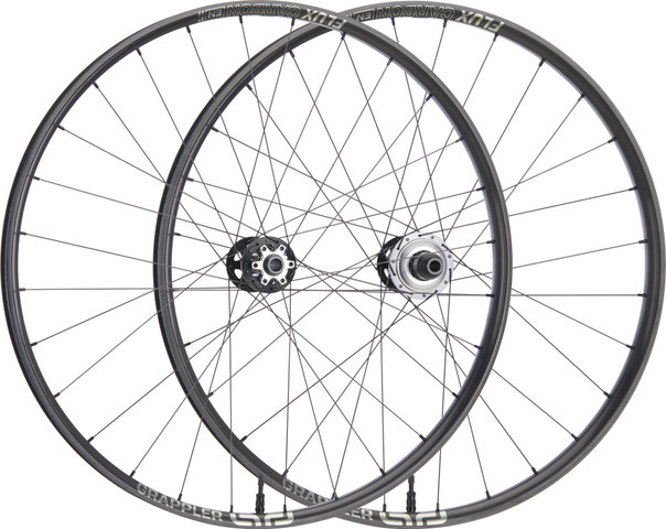 e*thirteen Grappler Sidekick Flux Enduro Carbon Super Boost 29"/27,5" Laufradsatz - black/Boost/157 mm/110 mm/Super Boost/29" (VR), 27,5" (HR)/SRAM XD/110 mm/SRAM XD/110 mm/157 mm