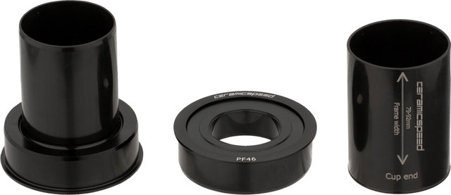 CeramicSpeed Eje de pedalier BB386EVO Shimano 46 x 86,5 mm - black/BB386 Evo