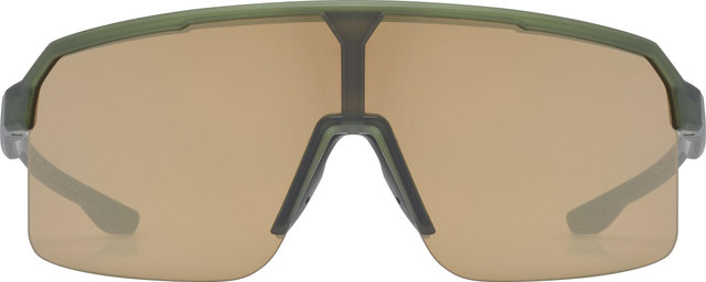 uvex ramp sports glasses - olive matt | mirror gold