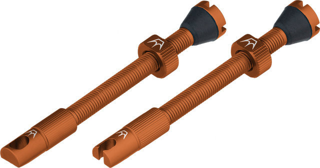 Peaty's Holeshot Fast Flow tubeless valves - gold | Presta Valve (SV) | 60 mm