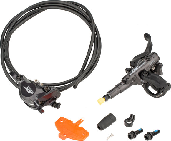 Shimano Frein à Disque XT BR-M8100 avec Plaquettes en Métal J-Kit - noir/Roue avant/gauche/droite (spécifique)