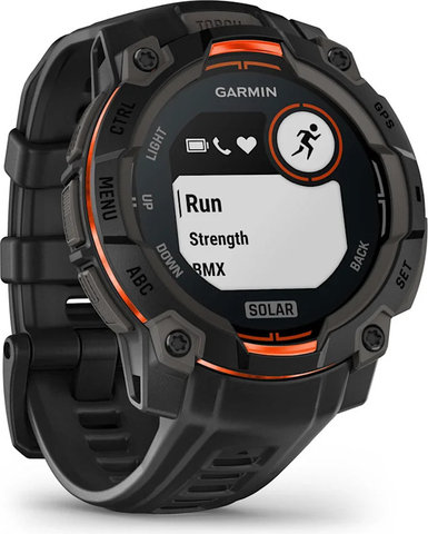 Garmin Instinct 3 45 mm GPS multisport smartwatch - black
