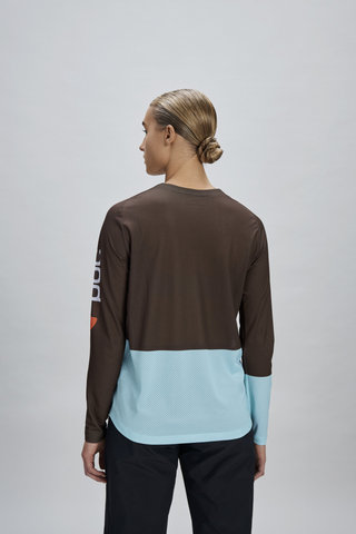 POC Maillot Femme Motion Air LS - bronzite brown-lazurite blue | L
