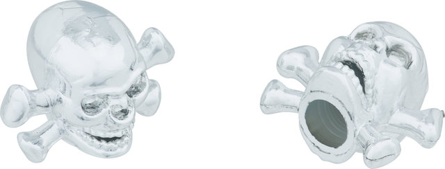 CONTEC Tapa de válvula Skull & Bones - plata