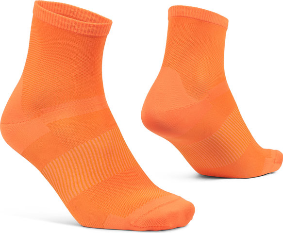 GripGrab Lightweight Airflow Socken - orange hi-vis/44 - 47
