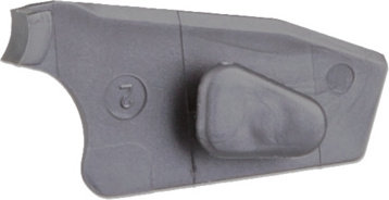 Campagnolo Inserto de plástico para desviadores de 2 velocidades hasta Mod. 2014 - negro
