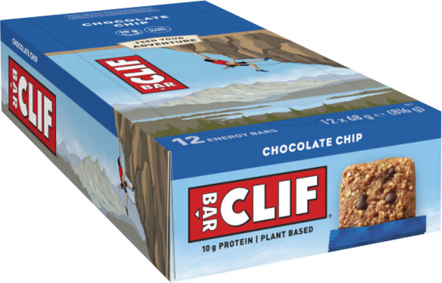 CLIF Bar Barres Ènergétiques - 12 Pièces - chocolate chip/chocolate chip