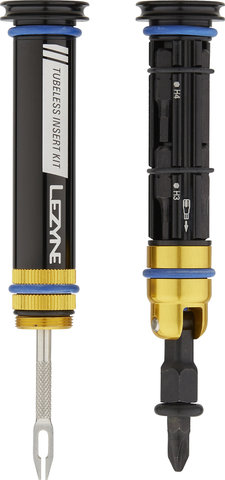 Lezyne Dual Insert Kit Multi-tool and Tubeless Repair Kit - black