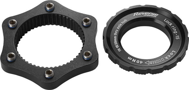 REVERSE Components Center Lock Adapter 6-Hole - black