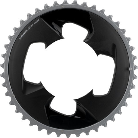 SRAM Plateau Road pour Force/Rival Wide, 2x12 vitesses, BCD 94 mm - polar grey/43 