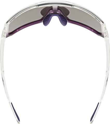 uvex lunettes de sport sportstyle 235 - clear-met purple/mirror lavender