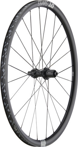 DT Swiss Juego de ruedas E 1800 SPLINE 30 Disc Center Lock 28" - negro/142 mm/100 mm/28"/Shimano carretera/100 mm/Shimano carretera/100 mm/142 mm