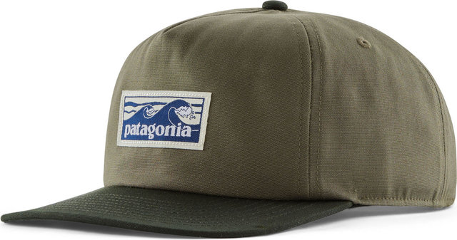 Patagonia Boardshort Label Funfarer Kappe - basin green