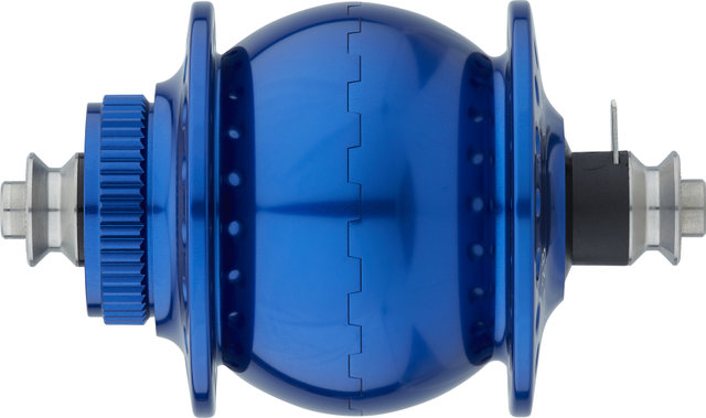 SON 28 disc center lock hub dynamo - anodized blue/36 hole