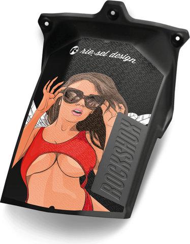 rie:sel design Adhesivo para guardabarros roxy:coat para RockShox ZEB (A1) - girl bella
