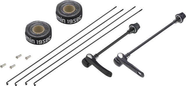bc basic Urban Deore Center Lock Disc DT Swiss 533D 28" Wheelset - black | 28" Set (Front 9x100 + Rear 10x135) Shimano Micro Spline
