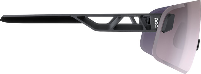 POC Lunettes de Sport Elicit Toric - uranium black-clarity road-sunny silver | clarity road-sunny silver