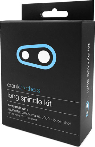 crankbrothers Kit d'Axe de Pédale (axe long) - universal