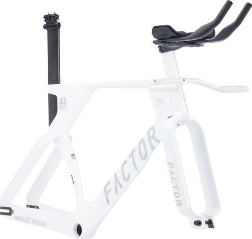 Factor Hanzo Track Rahmenkit mit Zero Track Laufradsatz - white/M/L/46 mm