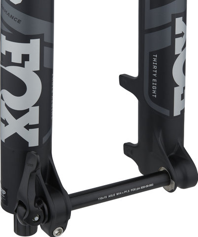 Fox Racing Shox 38 Float 27.5" GRIP Performance Boost Suspension Fork - 2022 Model - matte black/15 mm Thru Axle/170 mm/44 mm/1 1/8" - 1,5" tapered/27.5" (650B)/110 mm