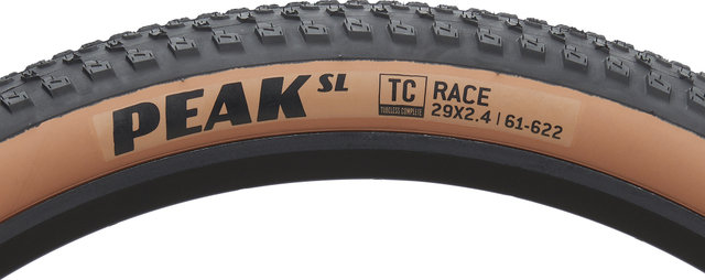 Goodyear Cubierta plegable Peak SL Race Tubeless Complete 29" - black-tan/29 /61 /61-622/2.4 