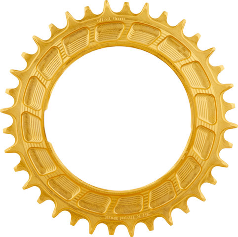 Garbaruk Thread Mount Chainring for SRAM XX/XX SL PM 0mm Round - gold/36/36 