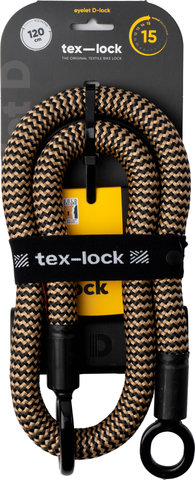 tex-lock Eyelet chain lock + D-lock shackle lock - wild hemp
