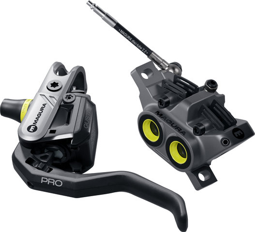 Magura Gustav Pro First Edition v+h Set Scheibenbremse - schwarz-anthrazit/Set/Flip-Flop (seitenunspezifisch)