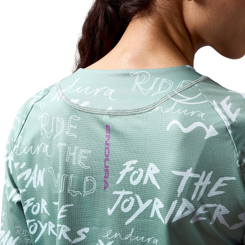 Endura Maillot Singletrack Print L/S pour Dames - sage green | M