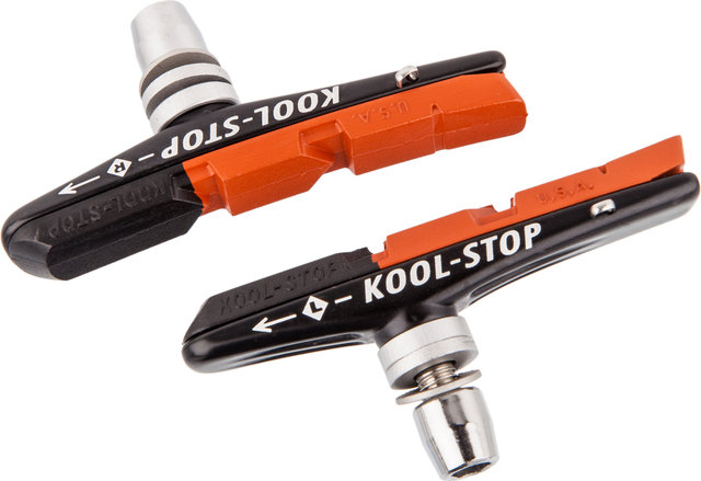 Kool Stop Zapatas de frenos Cartridge H5 V-Brake - negro-salmón Kool Stop Zapatas de frenos Cartridge H5 V-Brake - negro-salmón