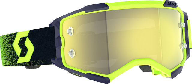 Scott Fury MTB Goggles - neon green-neon yellow | yellow chrome afc works