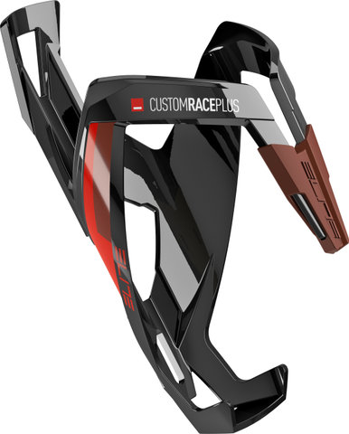 Elite Portabidones Custom Race Plus - negro brillante-rojo