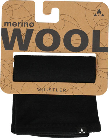 Whistler Bufanda tubular de merino nutria - black | one size