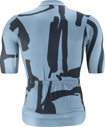 GONSO Road Print S/S Trikot - stormy blue outerspace | M