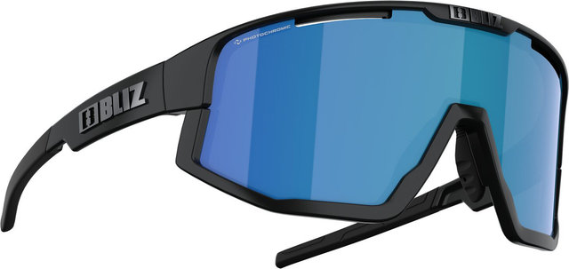 Bliz Gafas deportivas Fusion Nano Optics Photochromic - matte black/photochromic brown-blue