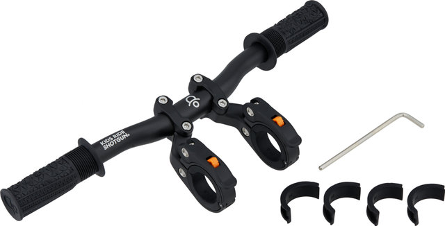 Shotgun Pro Handlebars for Front Kids Bike Seat - black