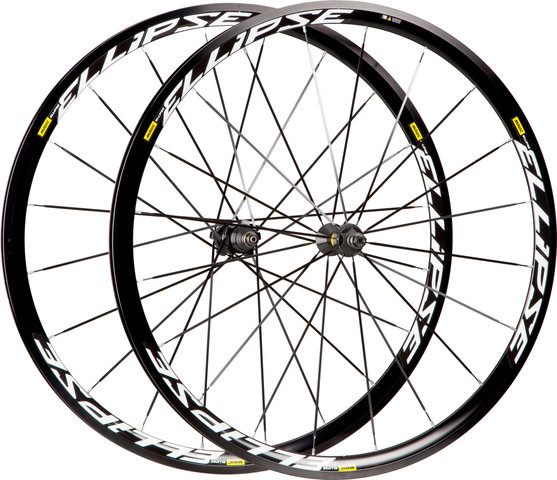 Mavic Ellipse Wheelset - black/100 mm/28"/Screw-on freewheel/100 mm/Threaded freewheel/100 mm/120 mm
