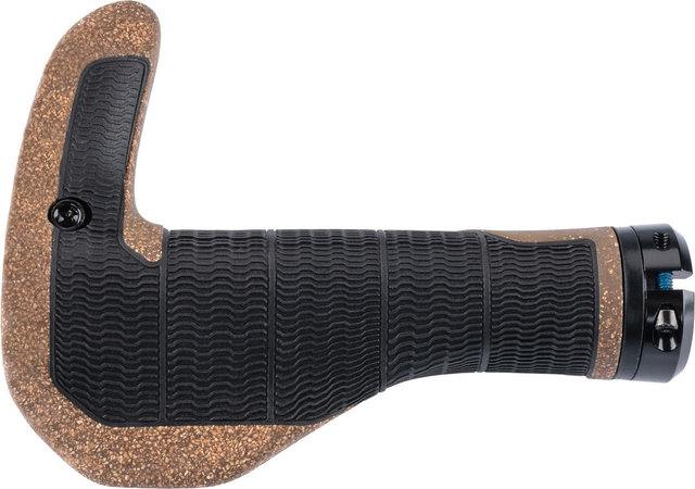 CONTEC Poignées de guidon Merge Trekking Bar en liège - brun-noir | 140 mm | one size