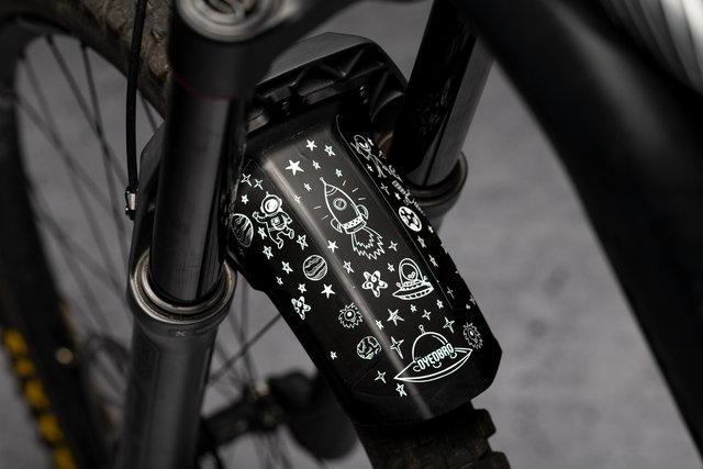 DYEDBRO Juego de calcomanías para Guardabarros RockShox - space trip