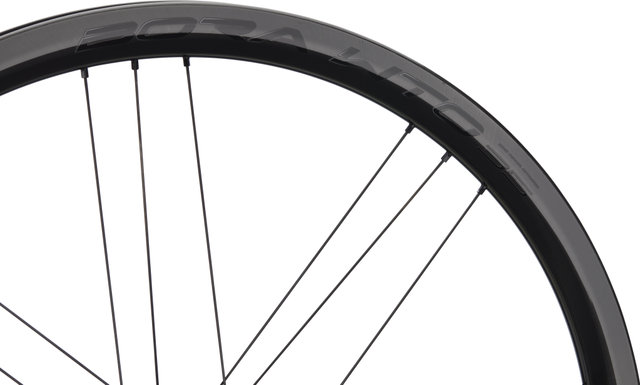 Campagnolo Bora WTO 35 C23 Disc Center Lock 28" Laufradsatz - schwarz/28"/142 mm/100 mm/Shimano Road/Non Boost/Non Boost